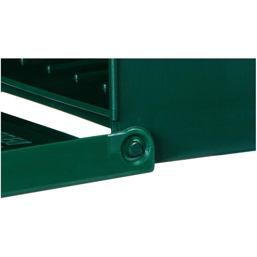 Green Plastic Rural Mailbox