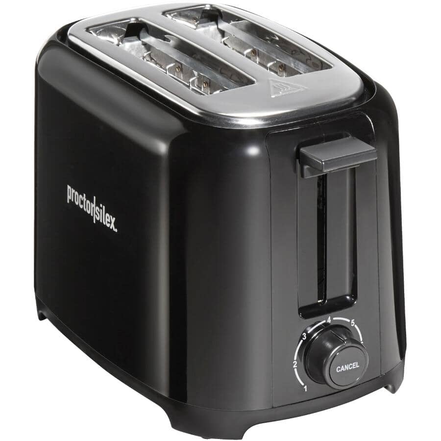 2-Slice Coolwall Toaster with Extra Wide Slots - Black
