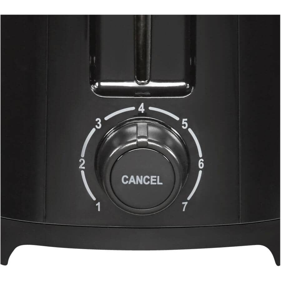 2-Slice Coolwall Toaster with Extra Wide Slots - Black