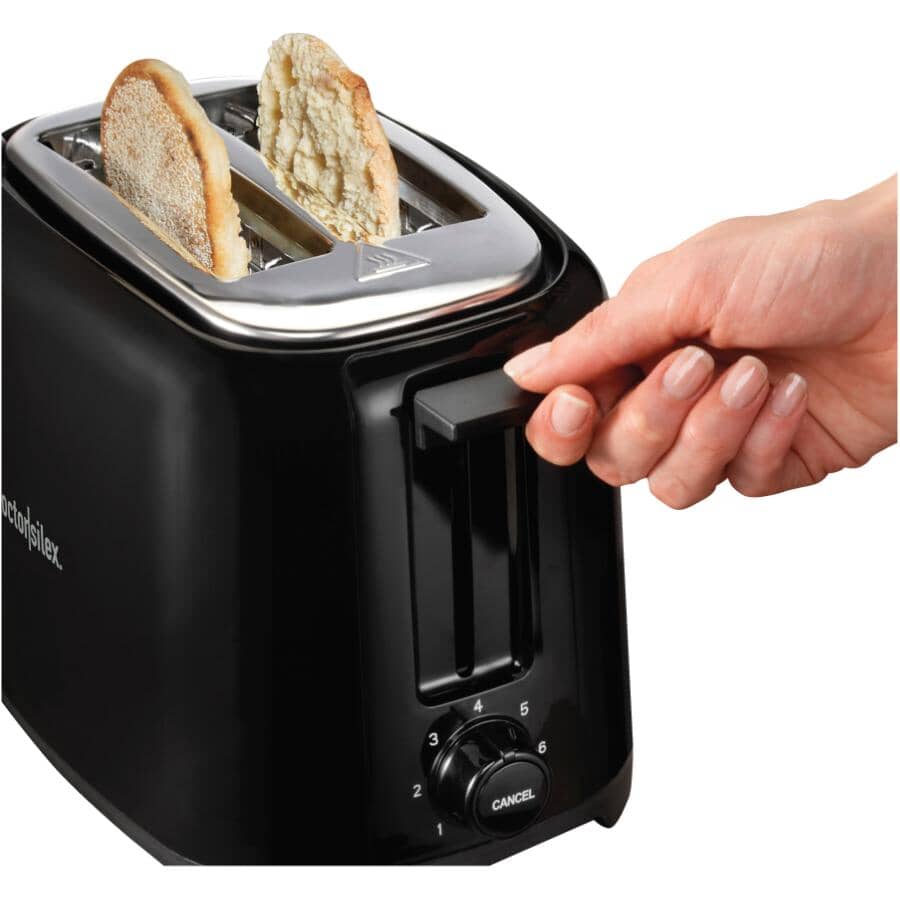 2-Slice Coolwall Toaster with Extra Wide Slots - Black