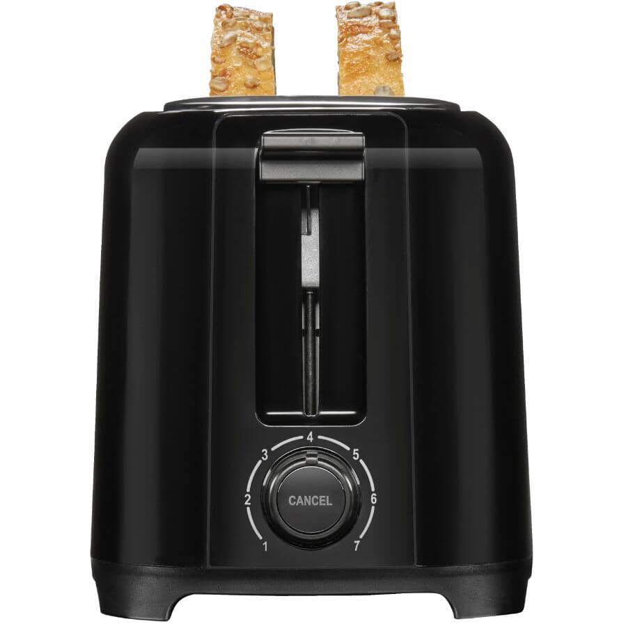 2-Slice Coolwall Toaster with Extra Wide Slots - Black