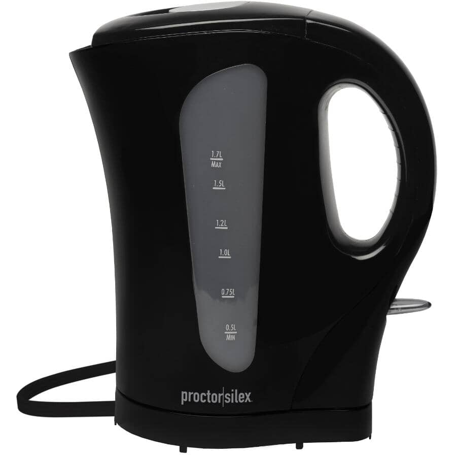 Cordless Kettle - Black, 1500W, 1.7 L