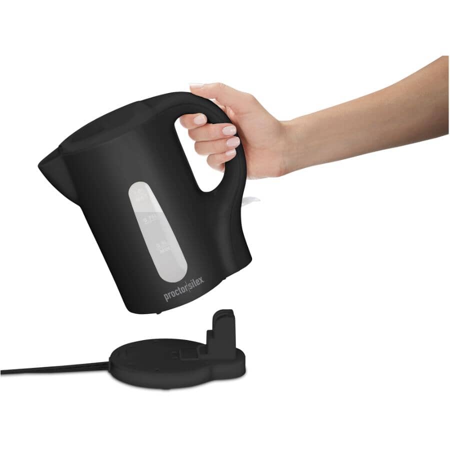 Electric Kettle - Cordless + Black, 1 L