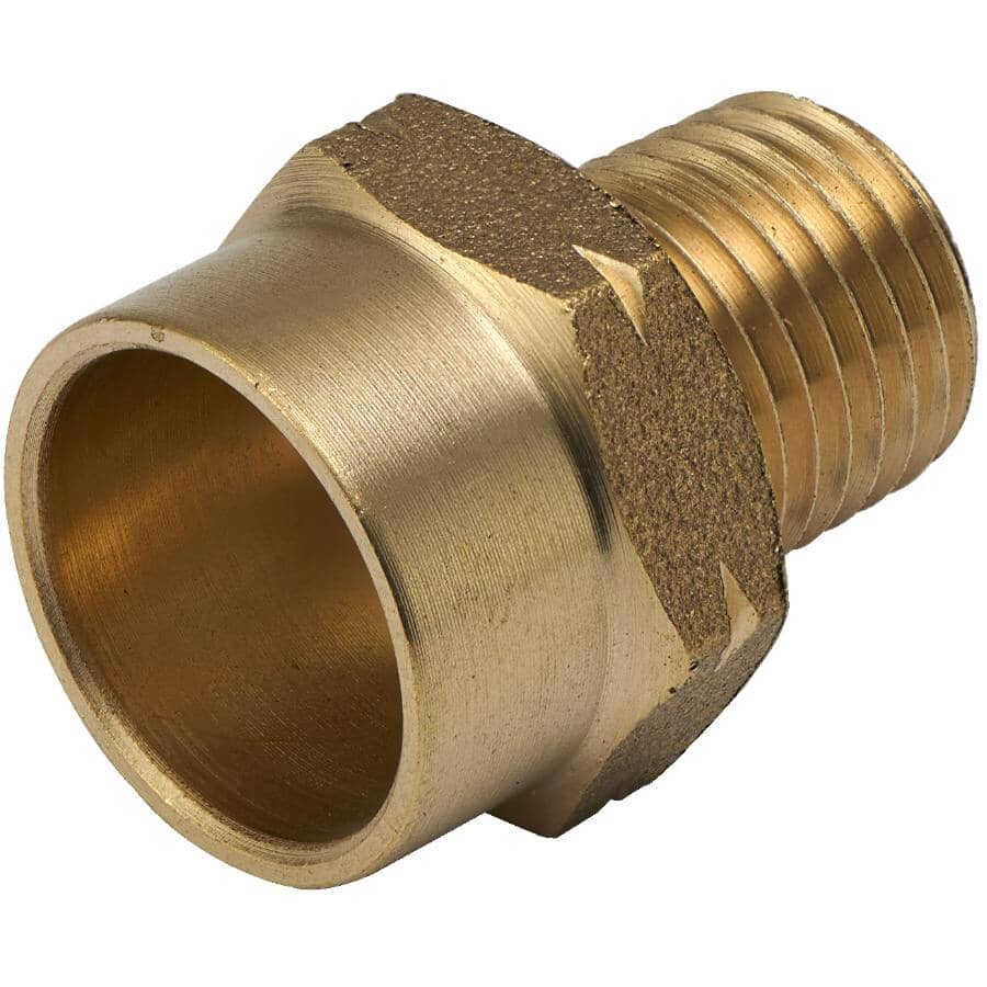 1/2" Copper x 1/4" MPT Brass Adapter