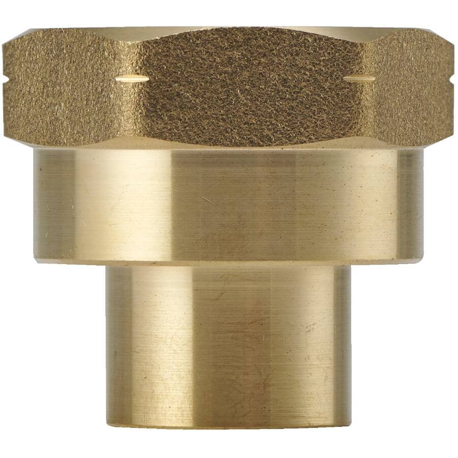 1/2" Copper x 3/4" FPT Brass Adapter