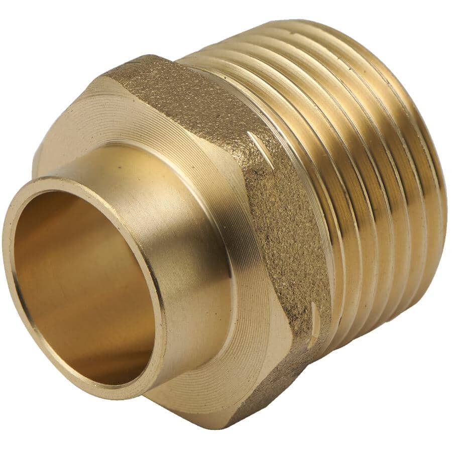 1/2" Copper x 3/4" MPT Brass Adapter
