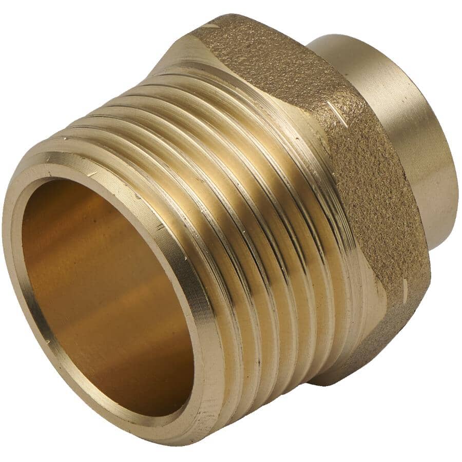 1/2" Copper x 3/4" MPT Brass Adapter