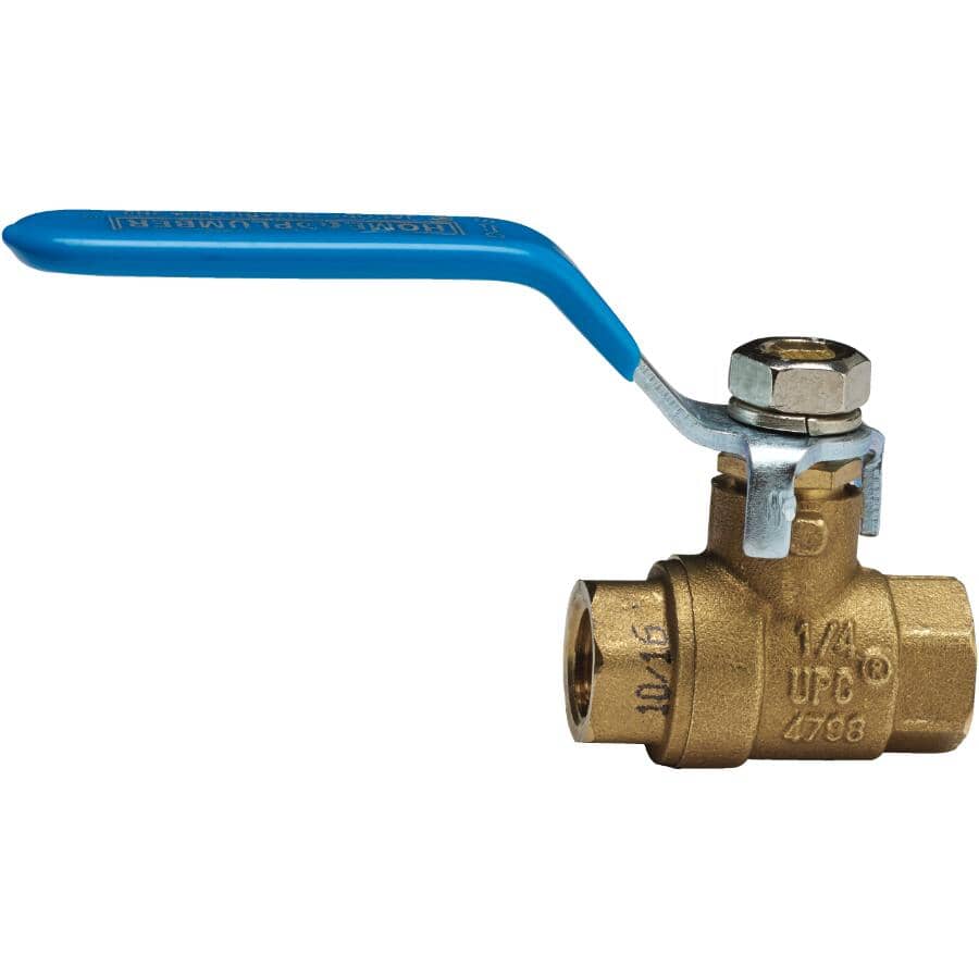 1/4" IPS Brass Ball Valve