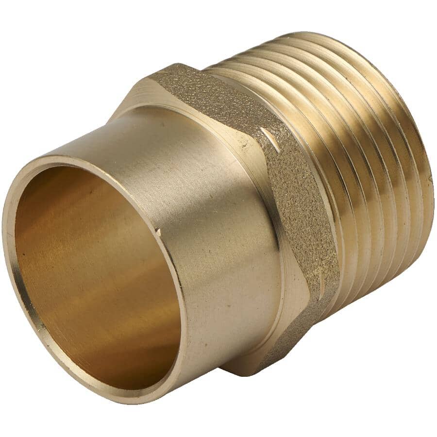 3/4" Copper x 3/4" MPT Brass Adapter