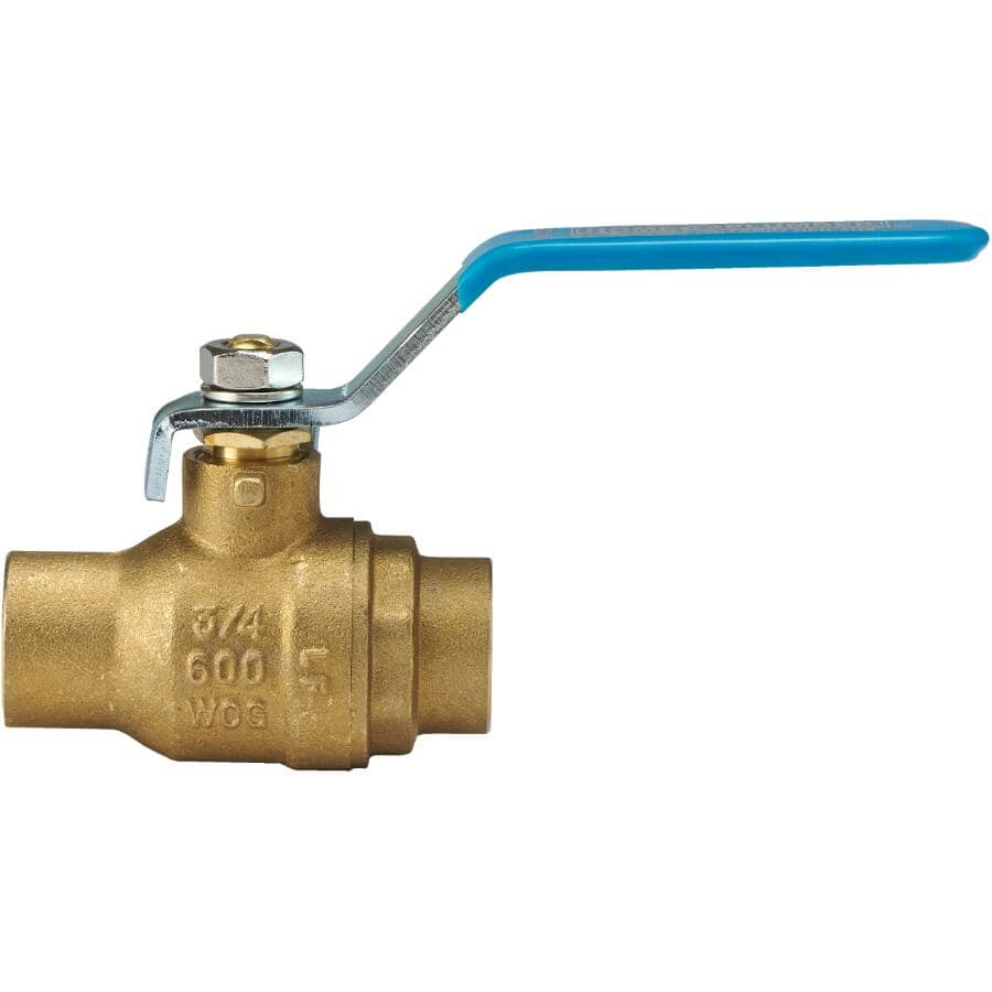 3/4" Full Port Brass Ball Valve