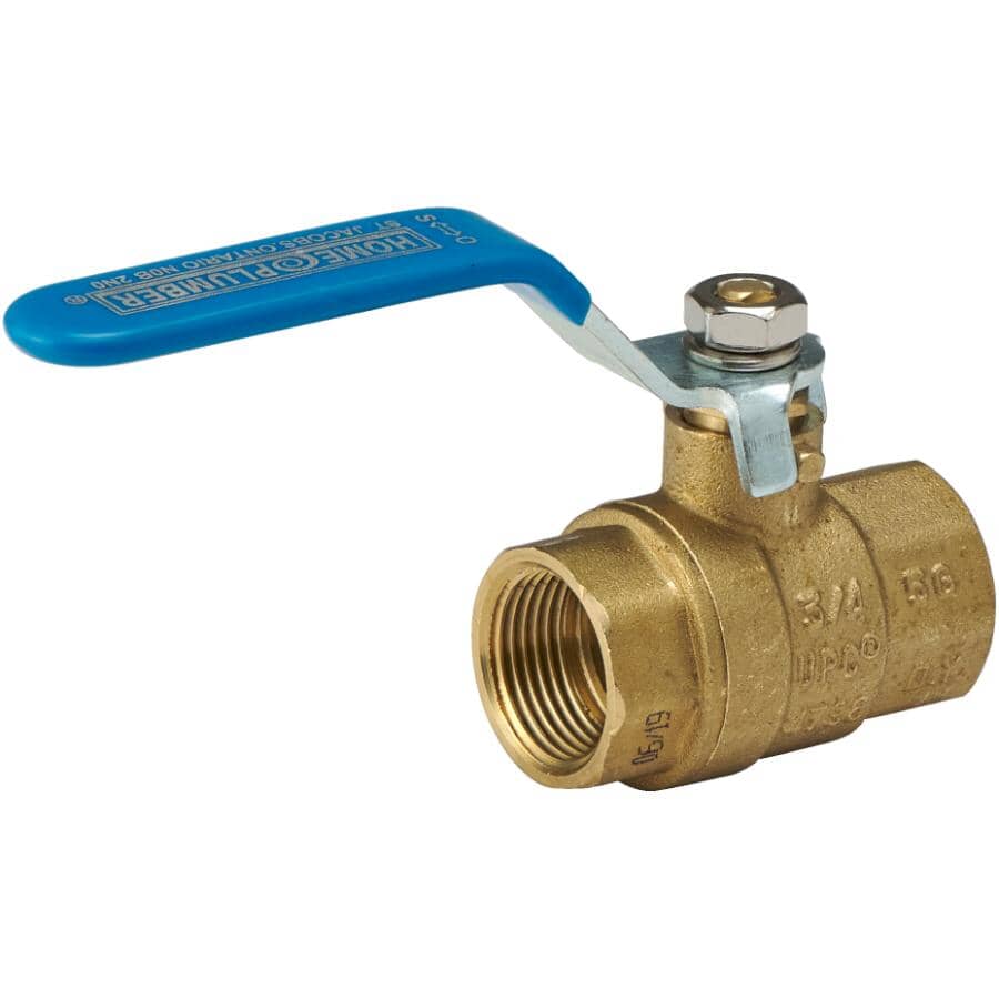 3/4" IPS Brass Ball Valve