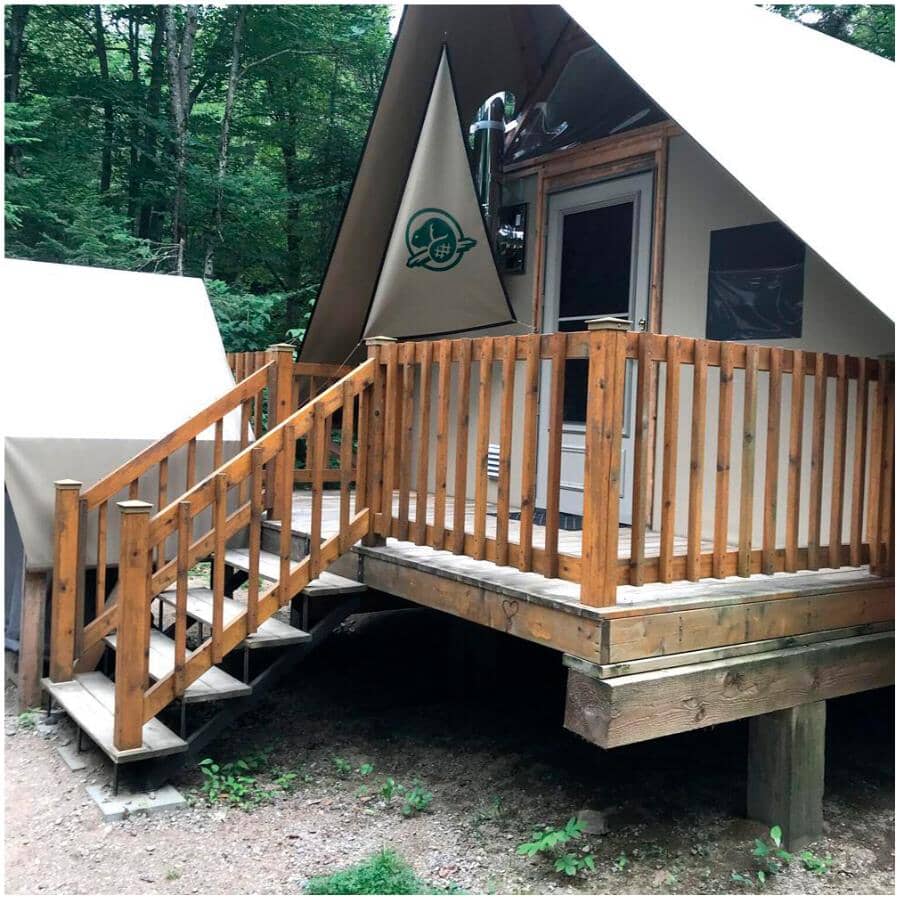 4 Step Steel Stair Riser - 1 Piece, Black