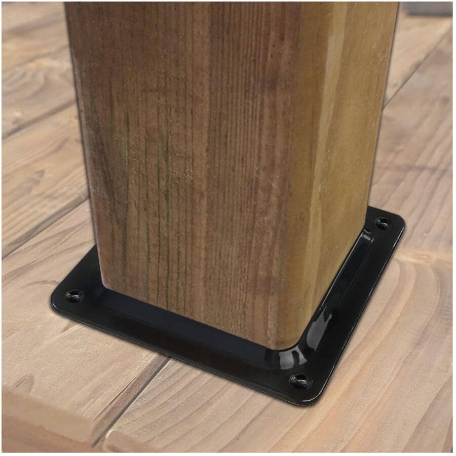 6" x 6" Black Fixplak Connector