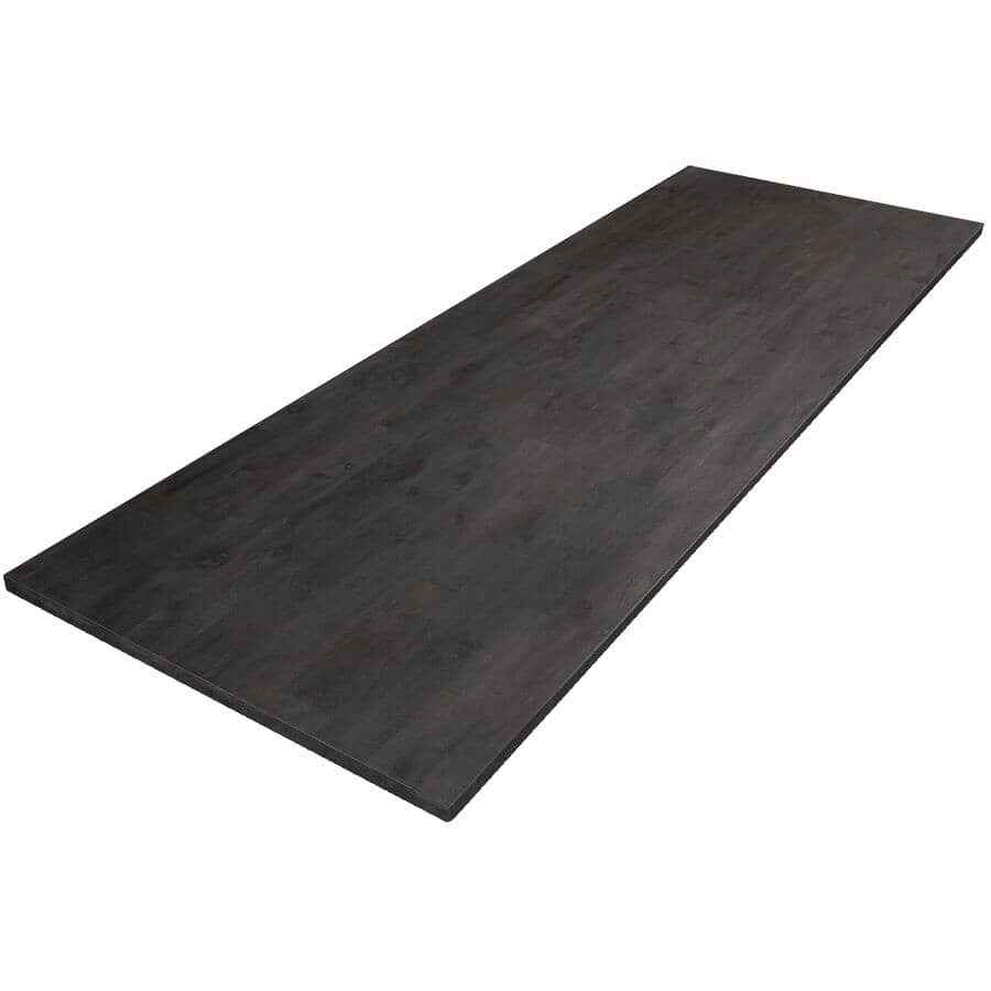 72" x 25.5" x 1" Acacia Wood Countertop - Espresso