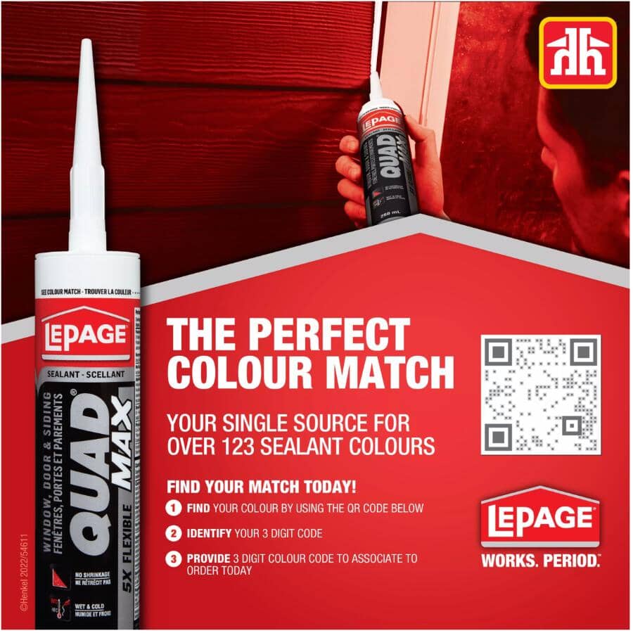 Window, Door & Siding Flexible Sealant - #003 Black, 280 ml