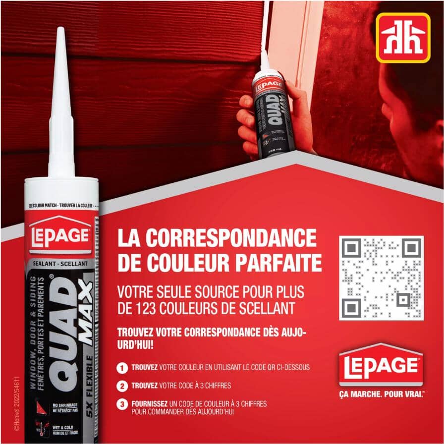 Window, Door & Siding Flexible Sealant - #003 Black, 280 ml