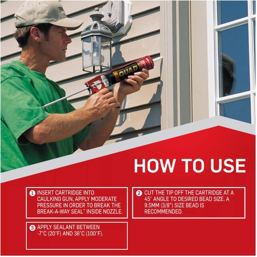 Window, Door & Siding Sealant - #000 Clear, 295 ml