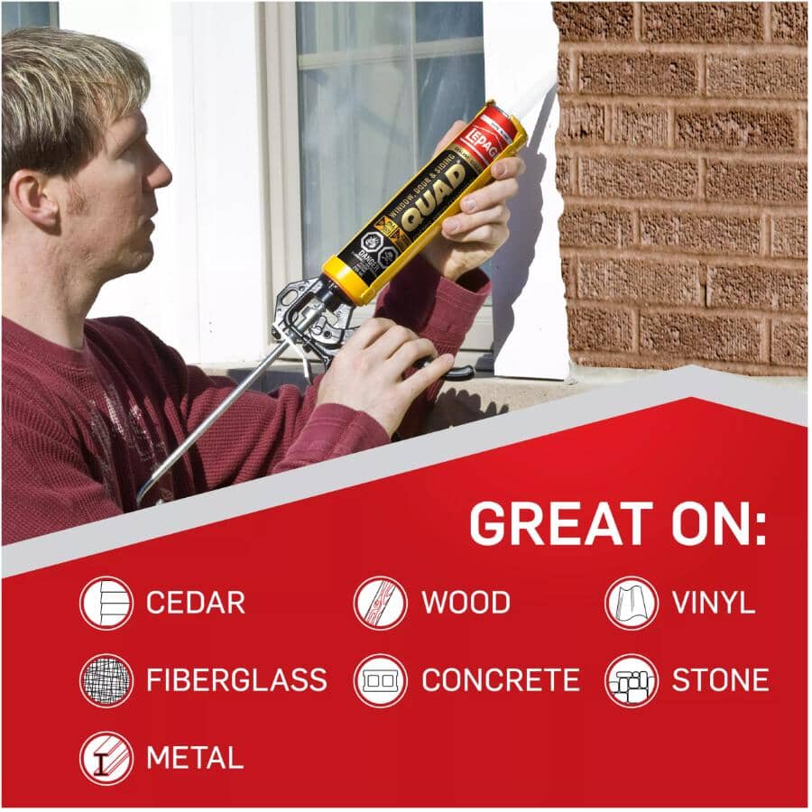 Window, Door & Siding Sealant - #000 Clear, 295 ml