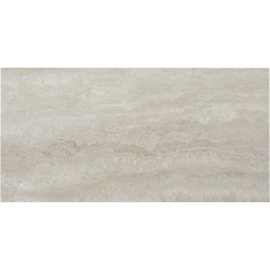 24 sq. ft. 12" x 24" 10mm Feather Press & Go Expresso Vinyl Tile Flooring