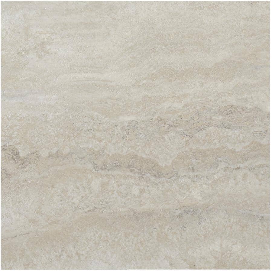 24 sq. ft. 12" x 24" 10mm Feather Press & Go Expresso Vinyl Tile Flooring