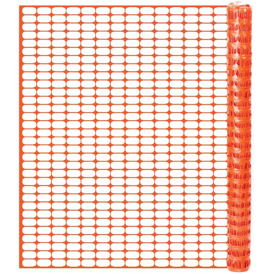 4' x 100' Orange Warning Barrier Fence