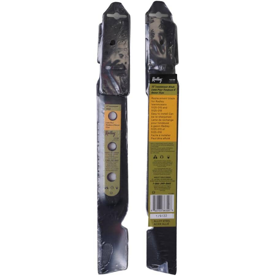 13" Lawn Mower Blade