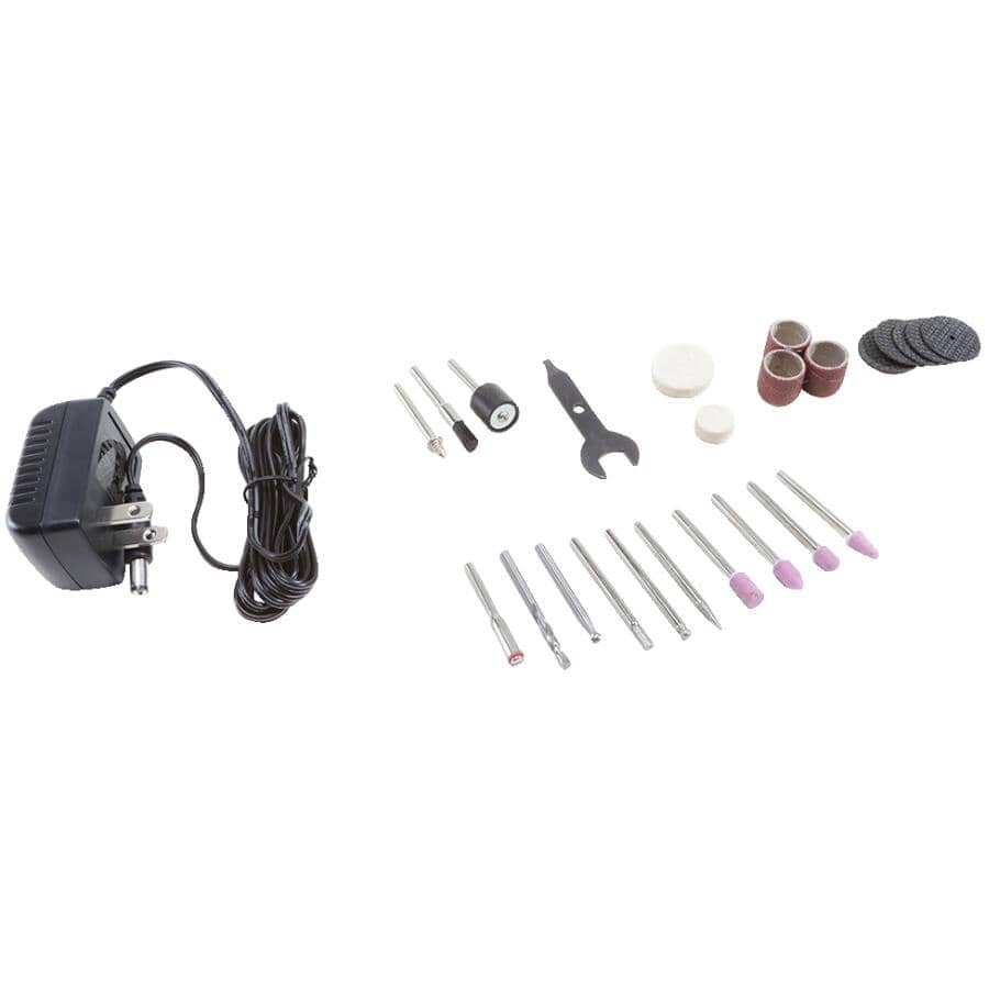 8V Lithium-ion Rotary Tool Kit - with 24 Accessories