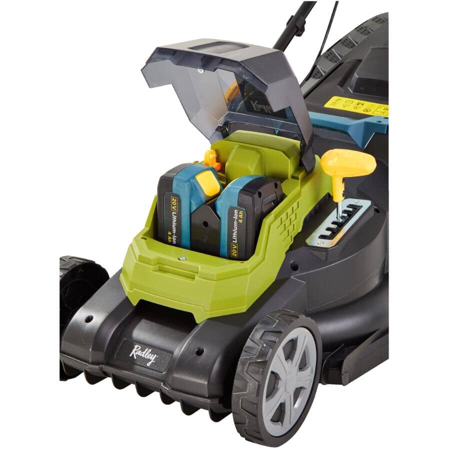 Cordless Lawn Mower, Trimmer & Blower Combo Kit