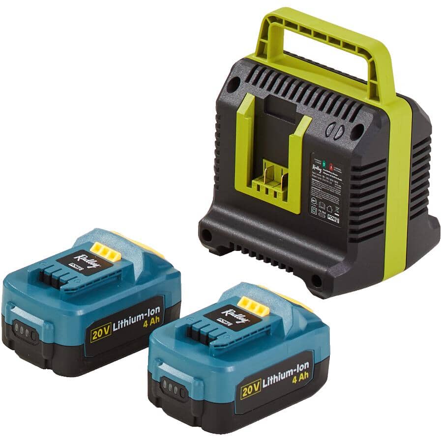 Cordless Lawn Mower, Trimmer & Blower Combo Kit