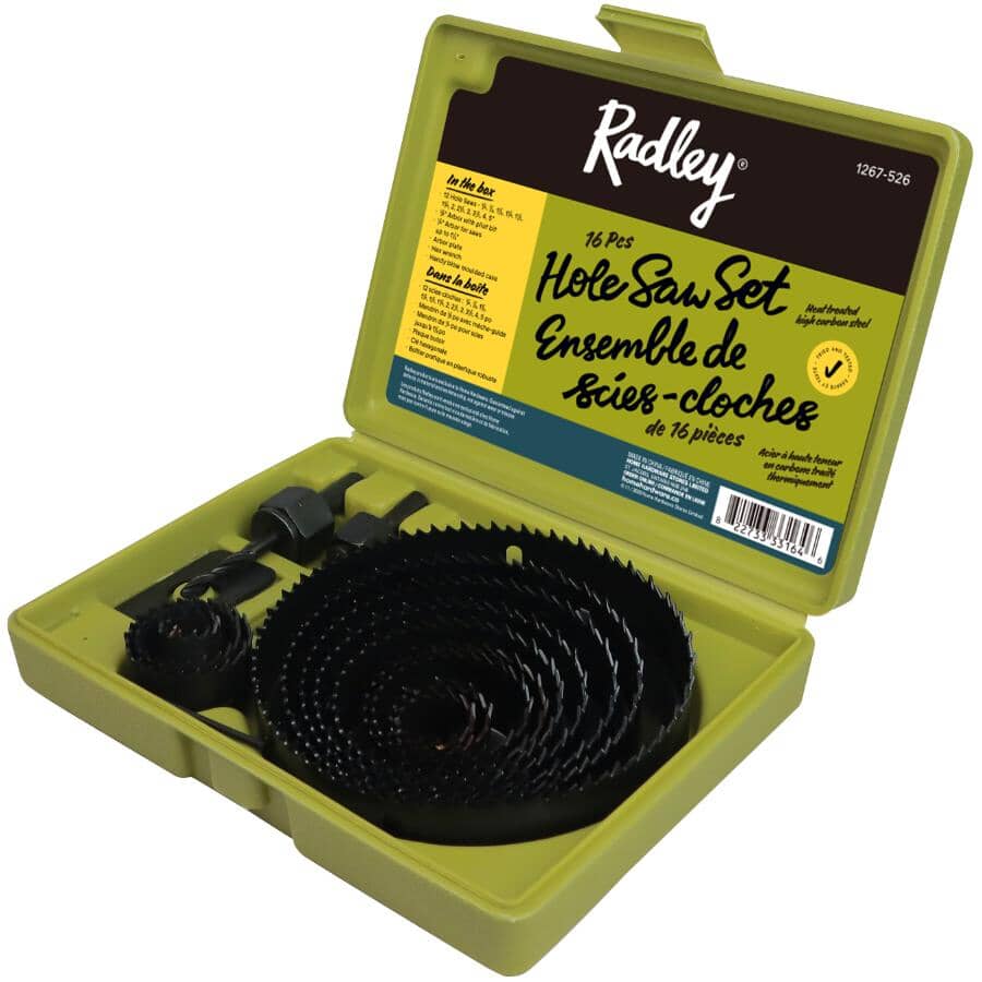 Hole Saw Set - 16 Piece