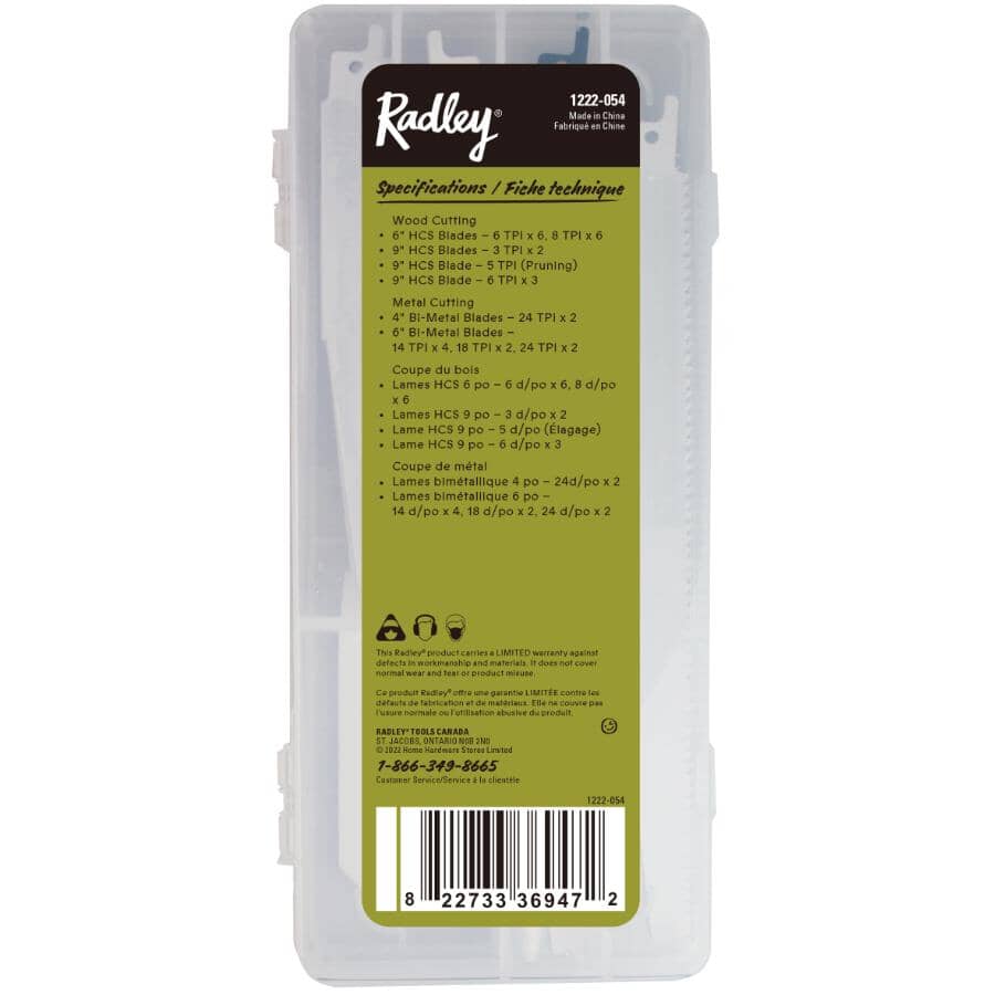 Metal / Wood Reciprocating Blade Set - 28 Piece