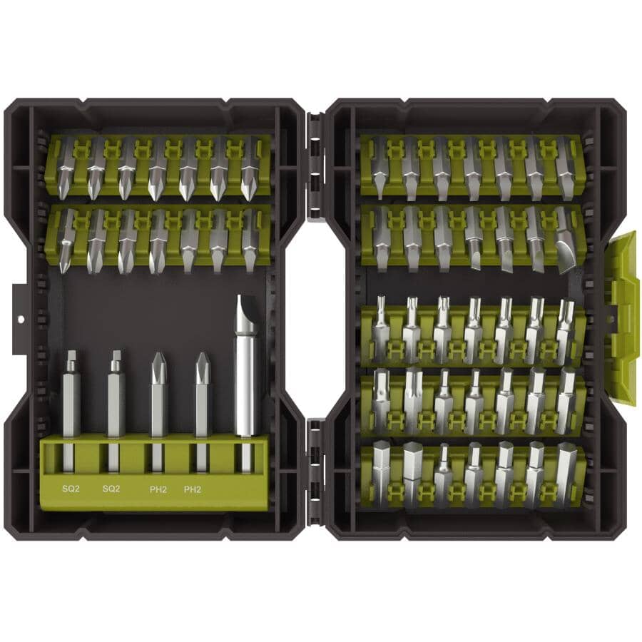 Power Driver Bit Set - 55 Piece & Case