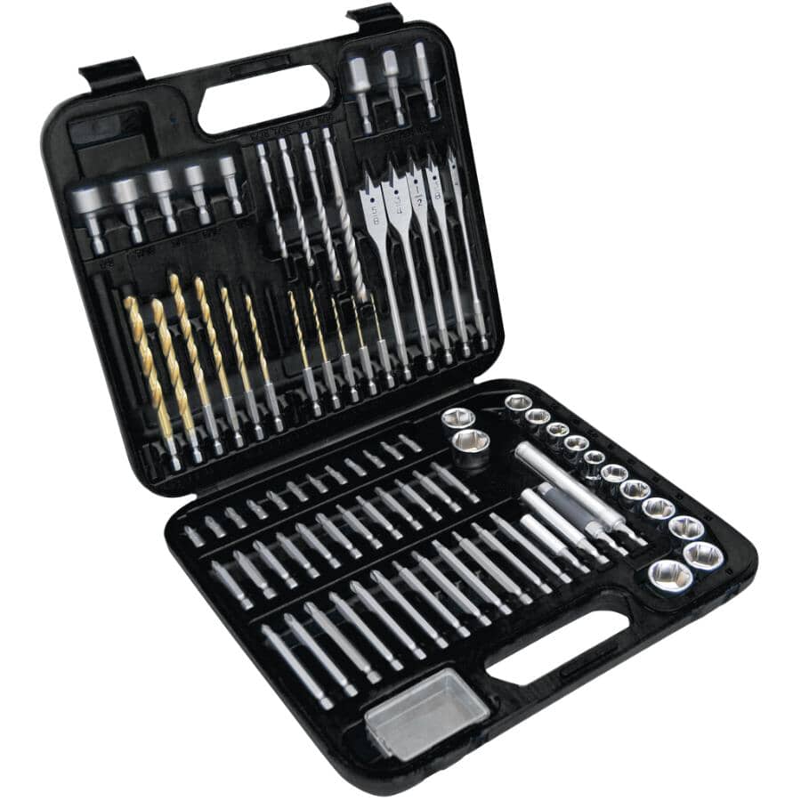Quick Change Power Driver Bit Set - 84 Piece