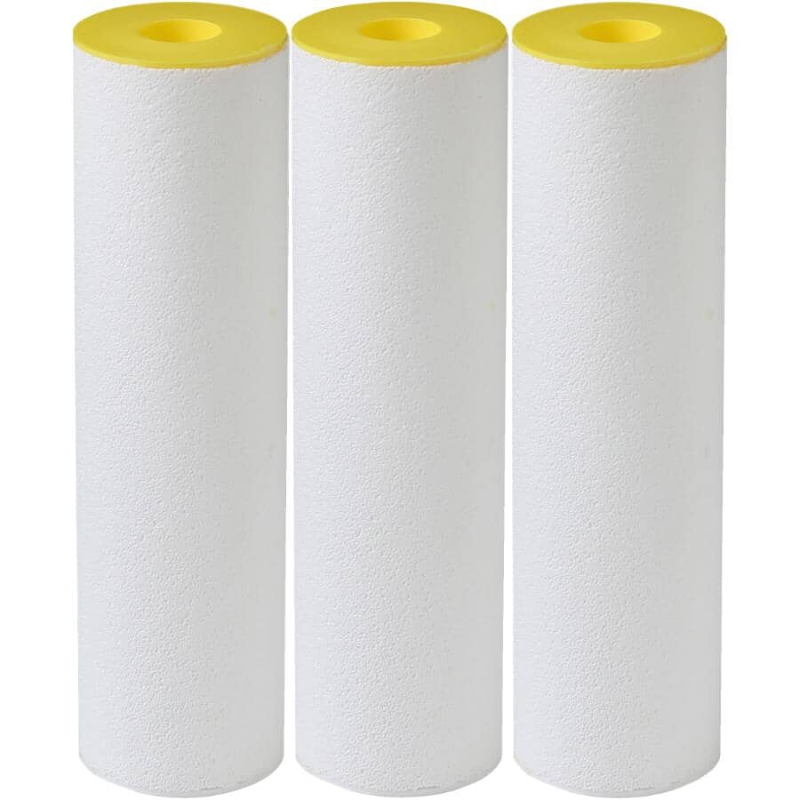 Coarse Pore Sediment Filter Cartridge - 30 Micron, 3 Pack