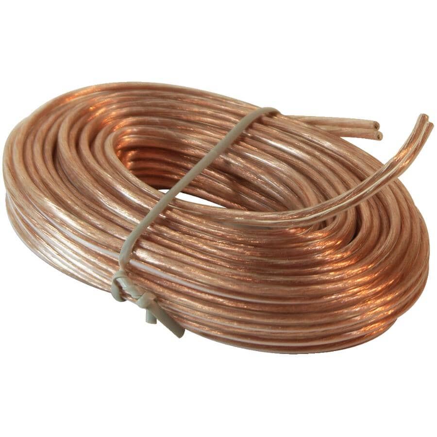 7.6M/25' 18/2 Gauge AWG Speaker Wire