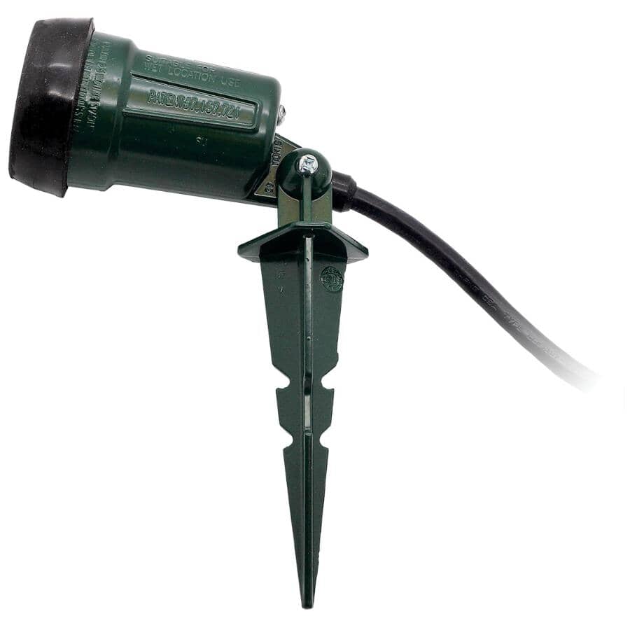 Green Flood Light Holder, with Gasket