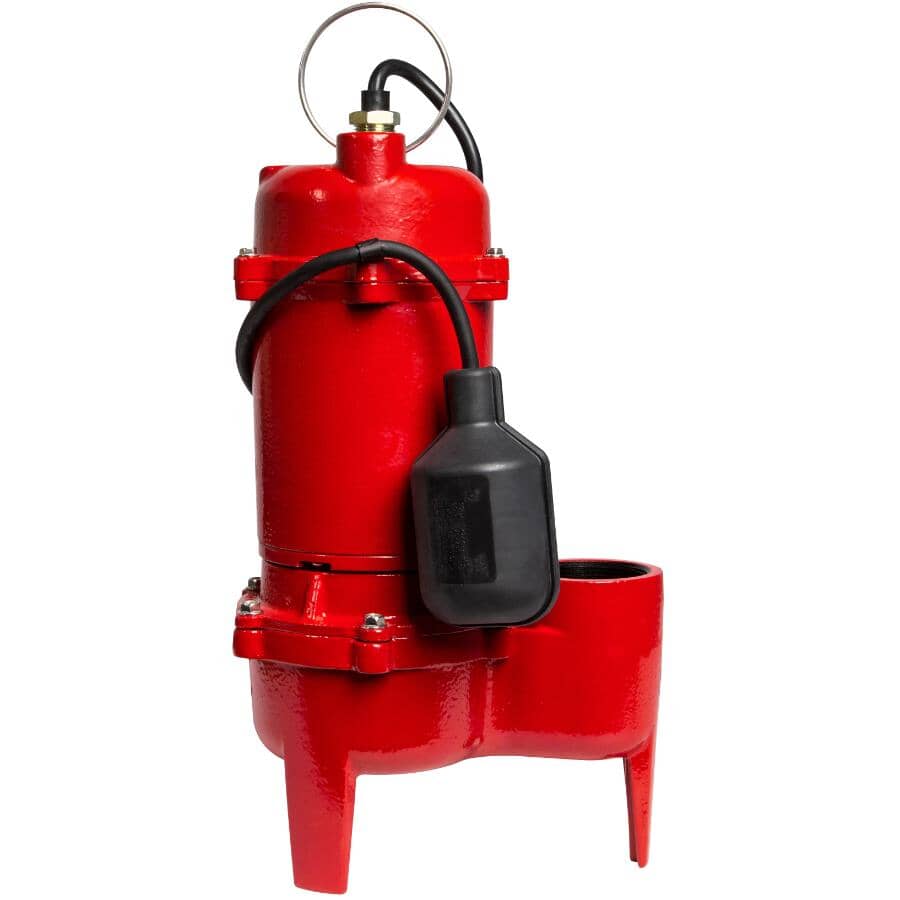 1/2 HP Cast Iron Sewage Pump - with Float Switch