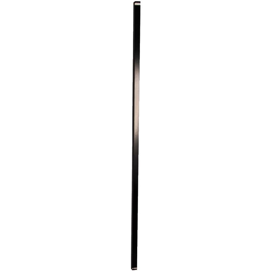 24 Pack 3/4" x 42" Black Aluminum Straight Railing Pickets, for 10' section