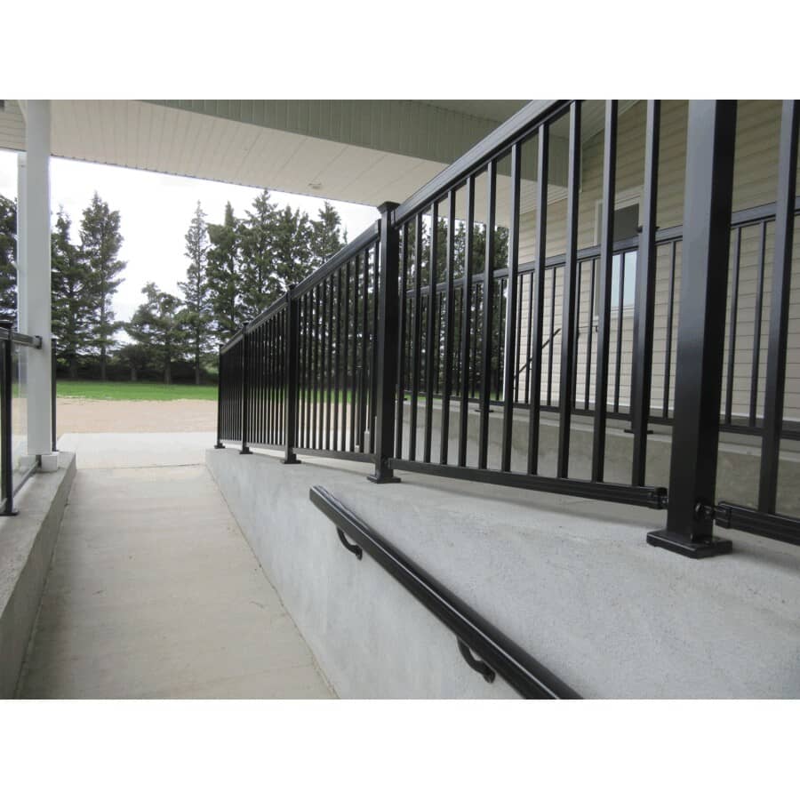 Black Aluminum Handrail Cap