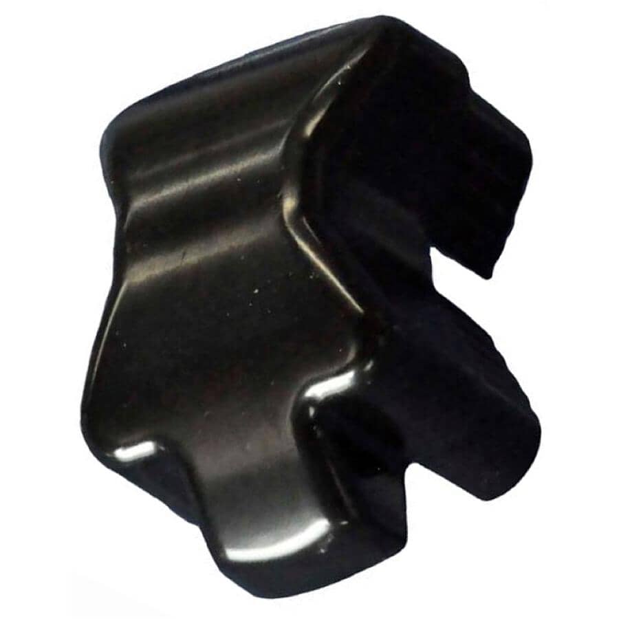 End Cap for Stair Top Rail - Black