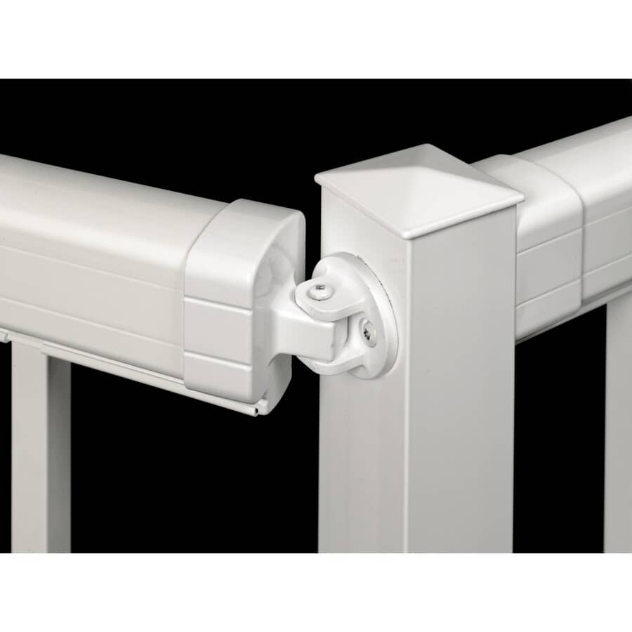 White Aluminum Handrail Bracket