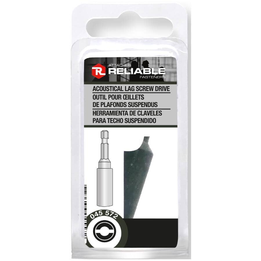 Acoustical Lag Screw Drive