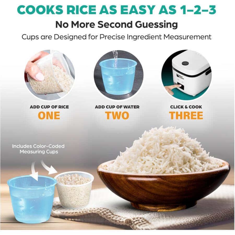 As Seen On TV Rice Robot - 1.2 L, White