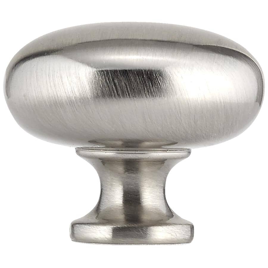 1-1/4" Contemporary Cabinet Knob - Brushed Nickel