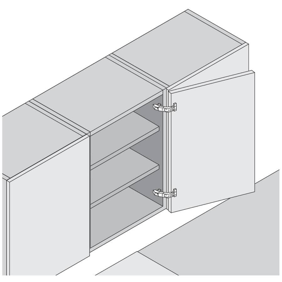 170 Degree Full Overlay European Clip Cabinet Hinge