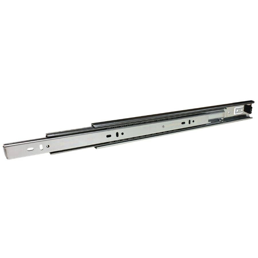 22" Full Extension Drawer Slides - Zinc, 2 Pack