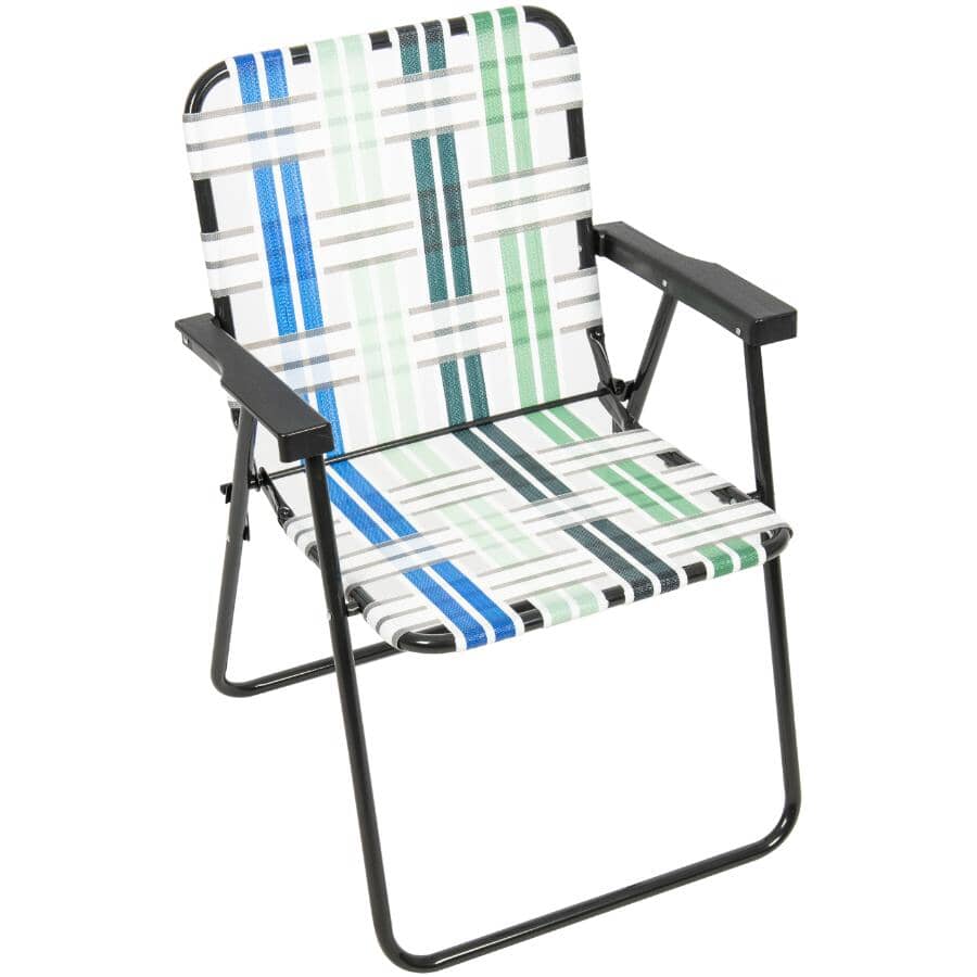 Web Strap Folding Chair - Multi-Colour