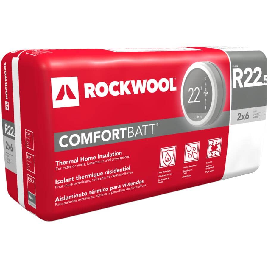R22.5 x 16" Comfortbatt Steel Stud Insulation, covers 43.3 sq. ft.