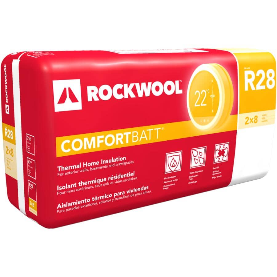 R28 x 15" Comfortbatt Wood Stud Insulation, covers 29.9 sq. ft.