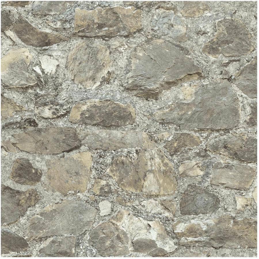Weathered Stone Peel & Stick Wallpaper - 20.5" x 16.5'